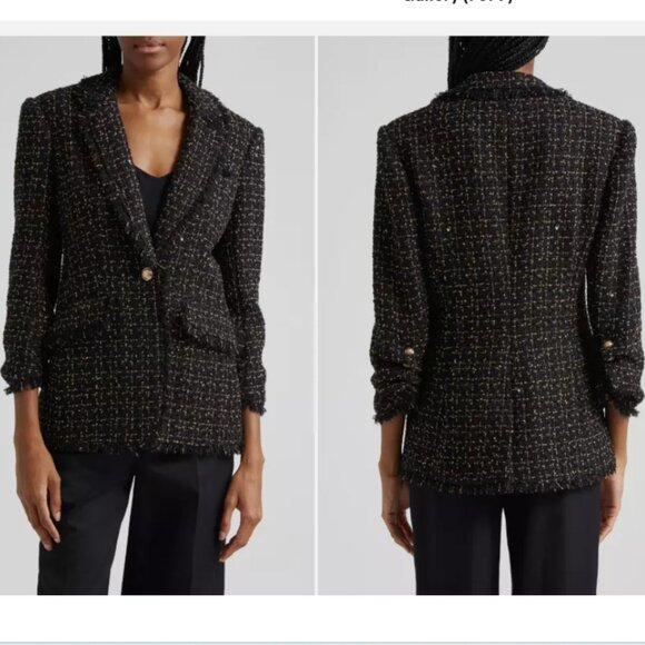 Cinq a Sept Sylvie Boucle Khloe Blazer Jacket - Picture 1 of 9